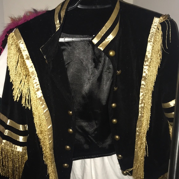 Jackets & Coats Gold Fringe Jacket Poshmark
